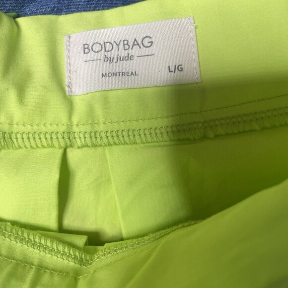 Body bag By Jude Sussex Skirt Women’s L Lime Green MIDI Full - Picture 7 of 8
